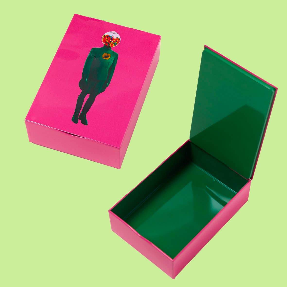 Captain Bombek Rectangular Metal Box