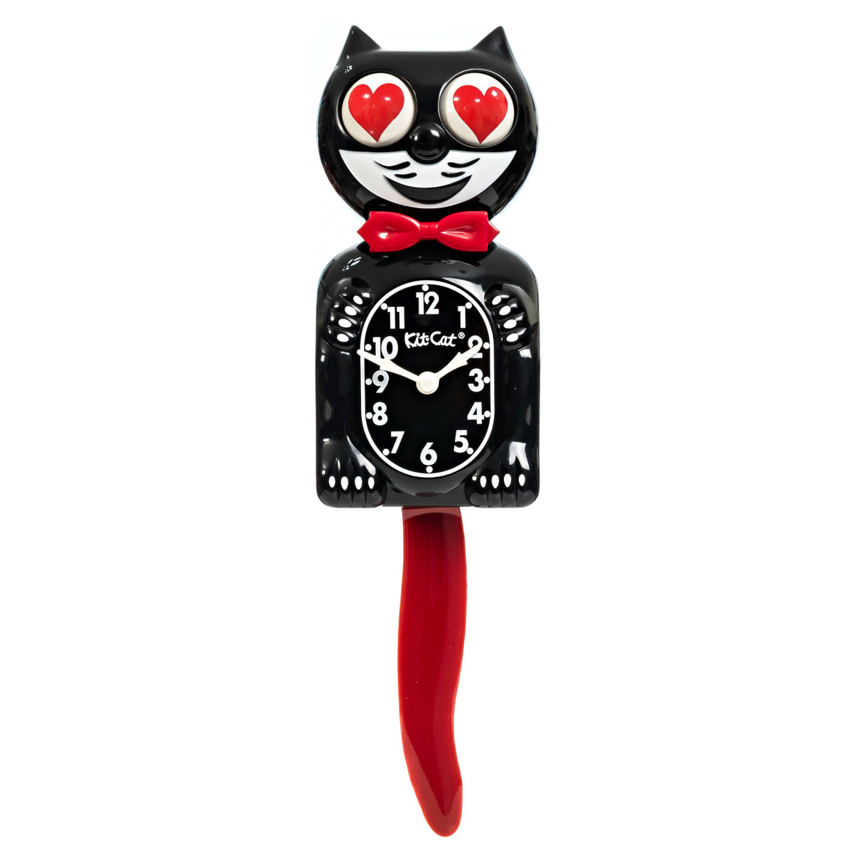 Heart Eyes Crimson Royale Kit Cat Klock