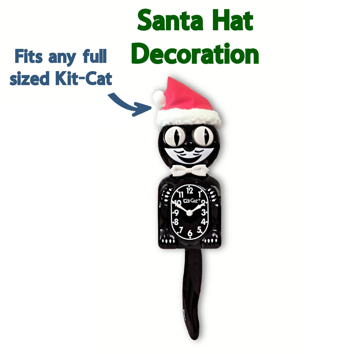 Santa Hat Decoration (fits any full sized Kit-Cat Klock!)