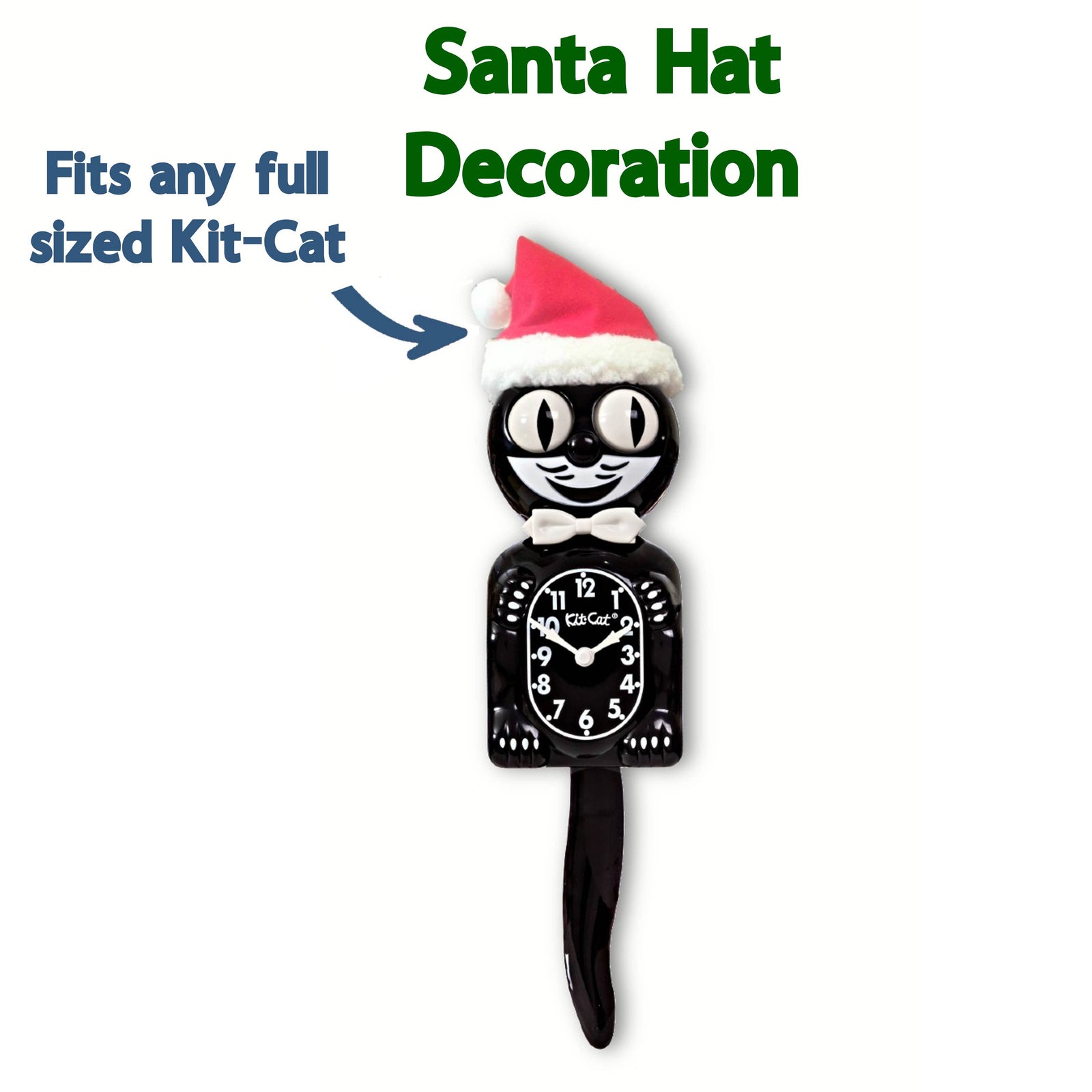 Santa Hat Decoration (fits any full sized Kit-Cat Klock!)