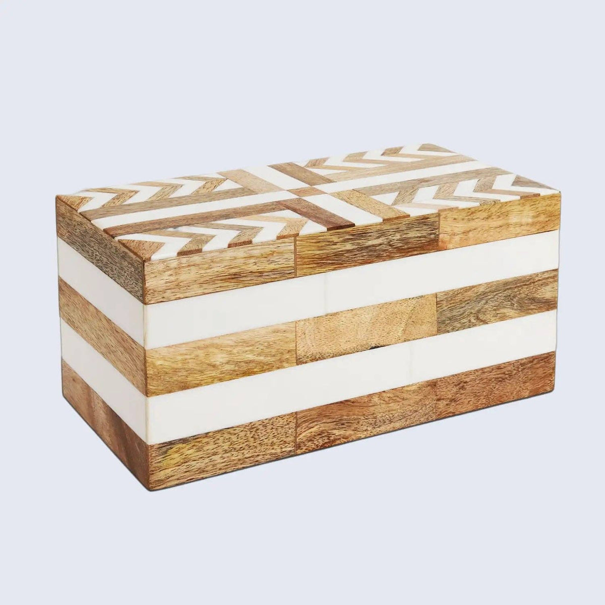 Patisserie Adorn White & Brown Decorative Box