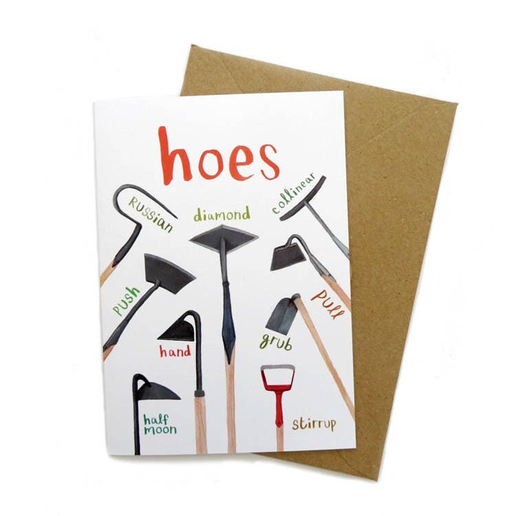 Hoes Blank Card