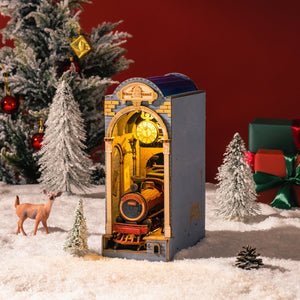 Back To The Future III (Jules Verne Time Train) Station Scene  - DIY Book Nook Kit