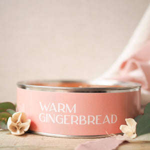 Warm Gingerbread Triple Wick Candle | Large Candle | Holiday