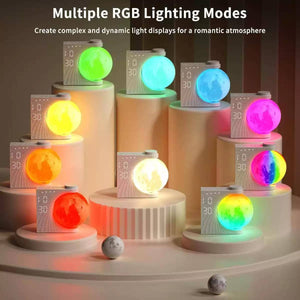 Moon Lamp Alarm Clock Night Light