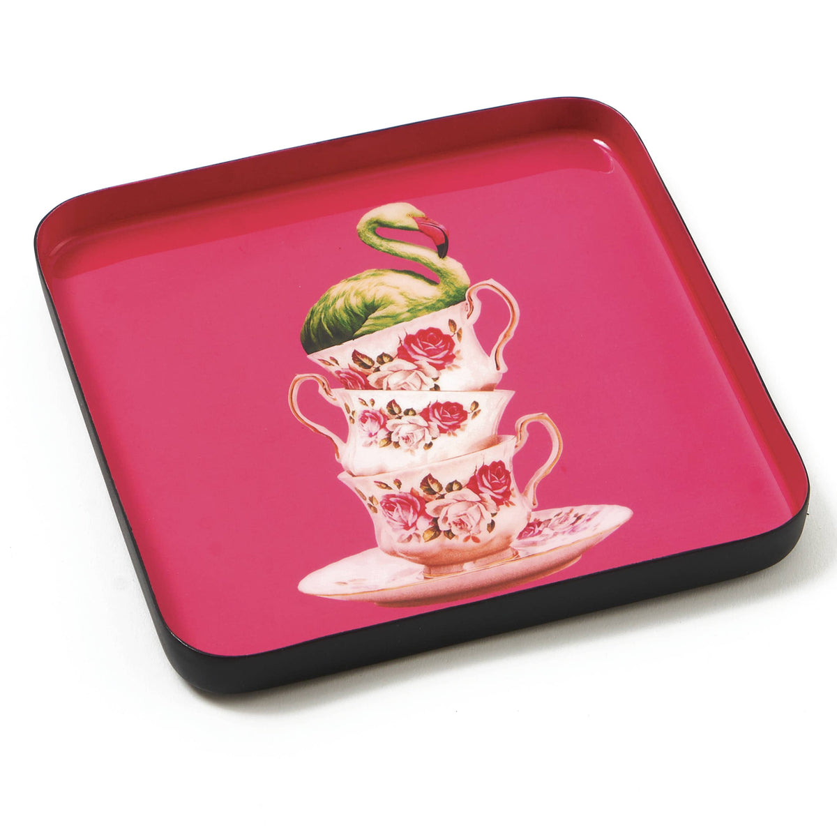 Flamingtea Metal Tray