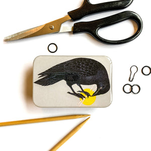 Yarn crow notions tin