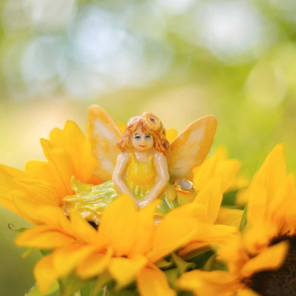 Sunflower Fairy Cake Topper