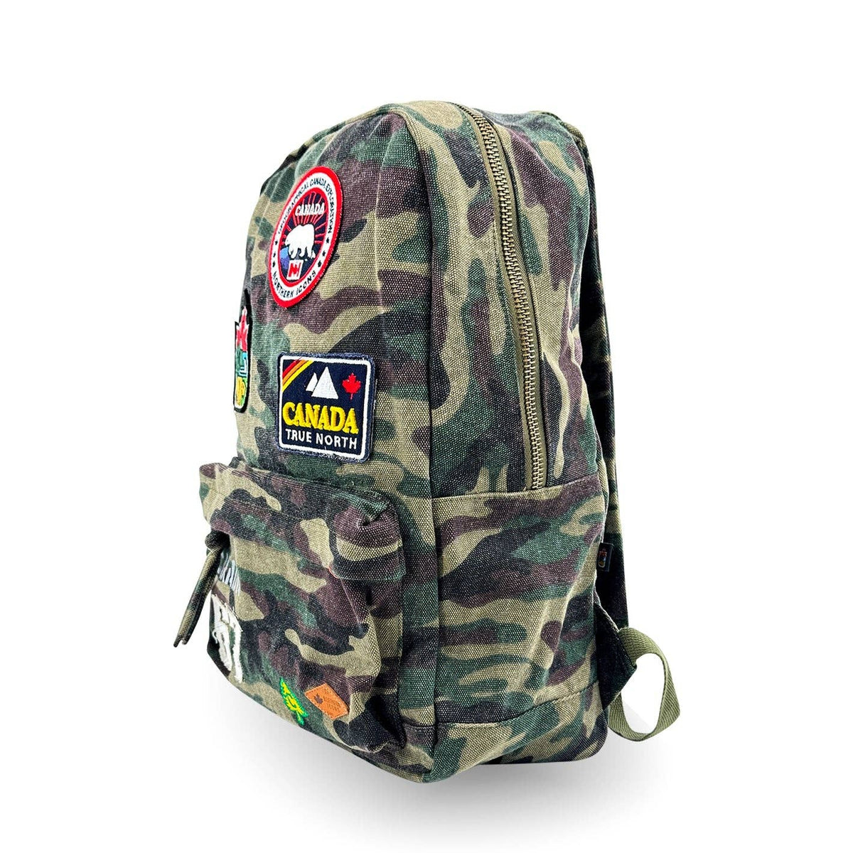 CANADA CAMOUFLAGE CANVAS BACKPACK