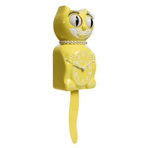 Spring Daffodil Lady Kit-Cat Klock