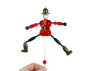 7" RCMP Jumping Jack Ornament