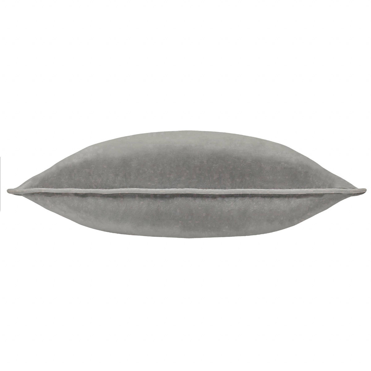 Meridian Velvet Cushion Charcoal/Dove