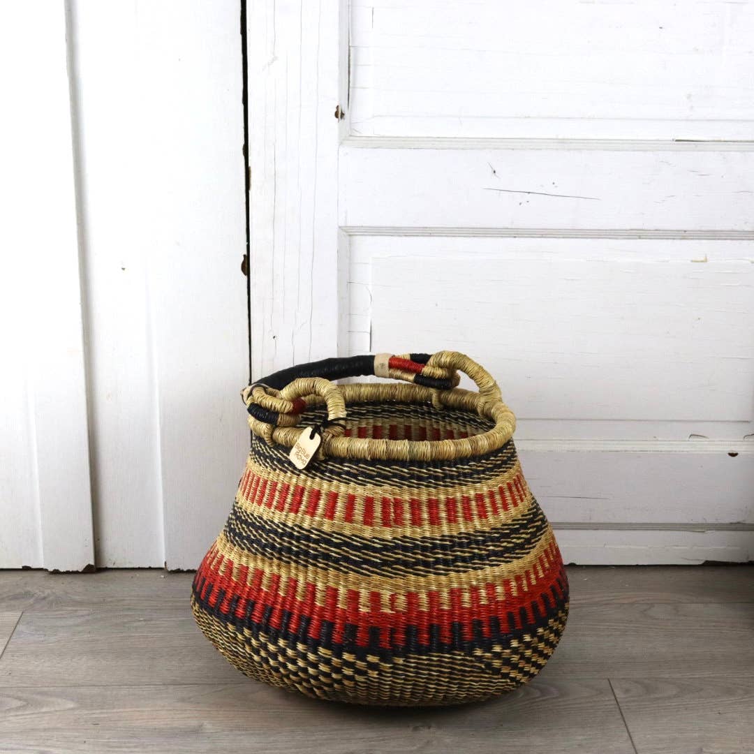 Pot Basket Large - Traditional Palette