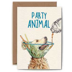 Party Animal Card - Birthday Card - Everyday Card