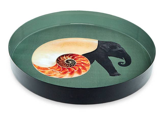 Shellephant round tray
