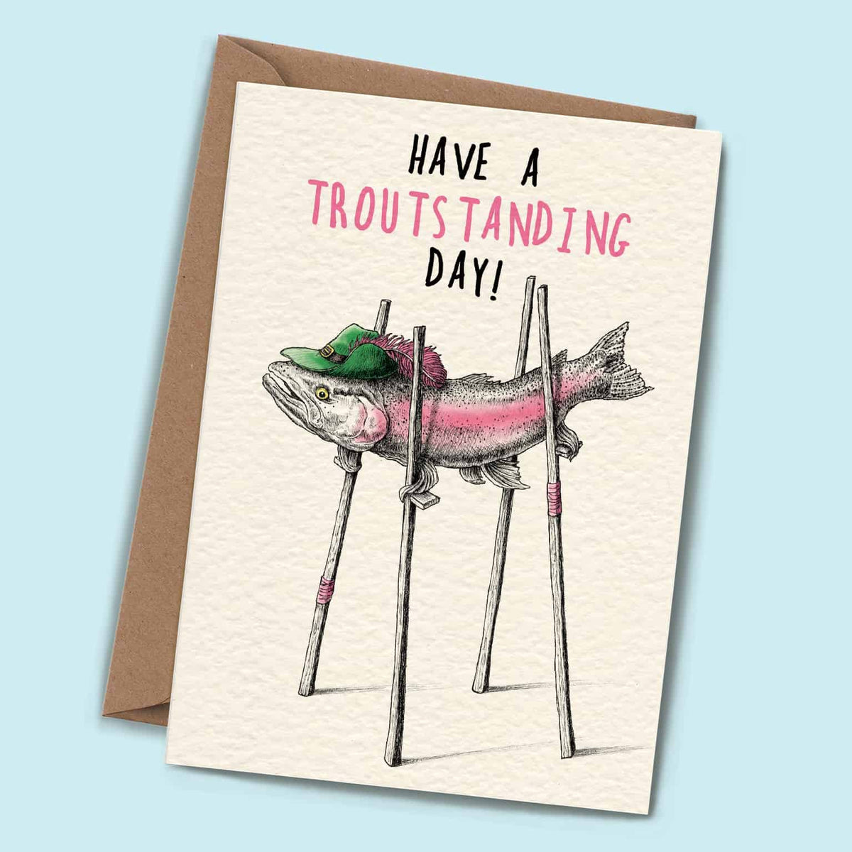 Troutstanding Card - Birthday Card