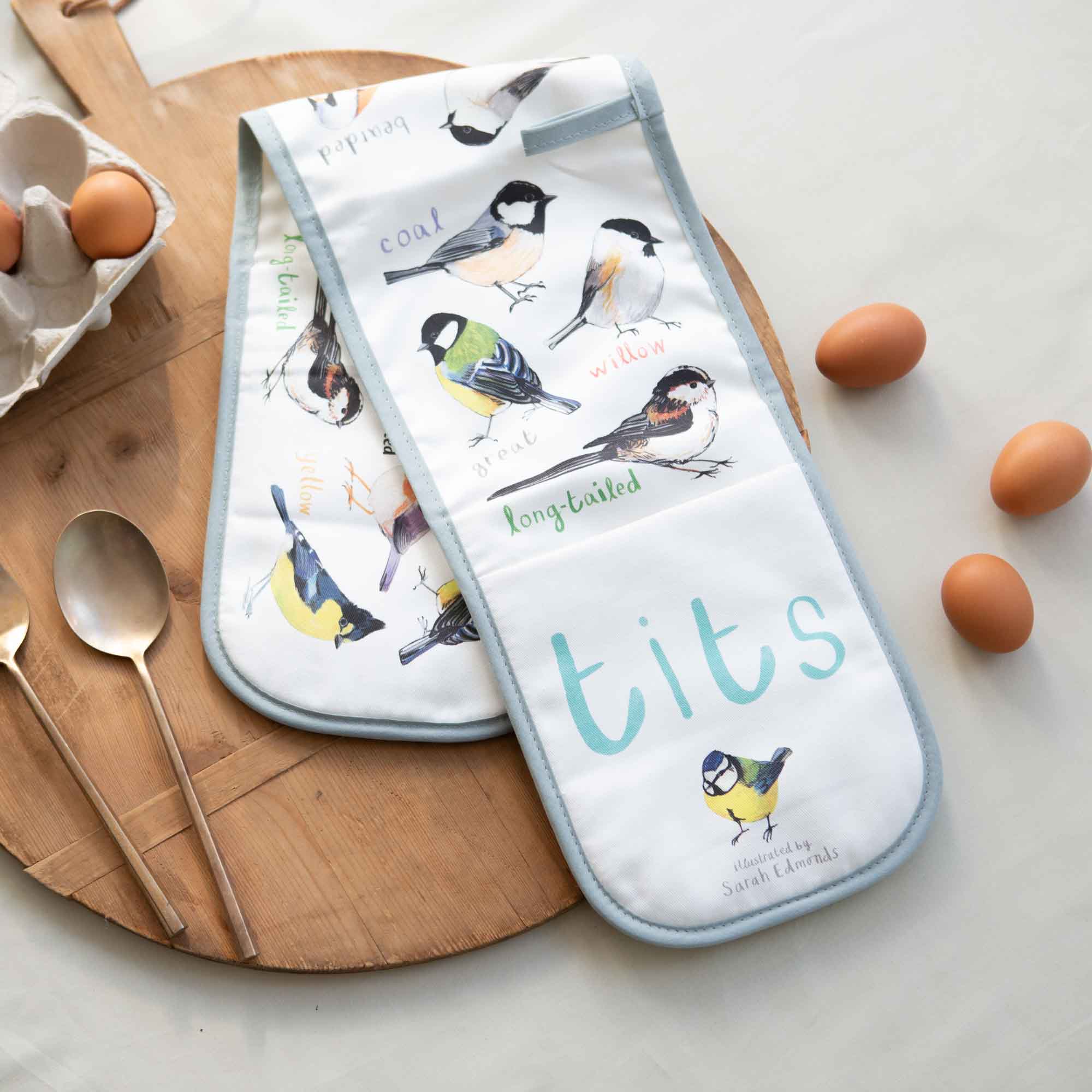 Tits Bird Oven Glove