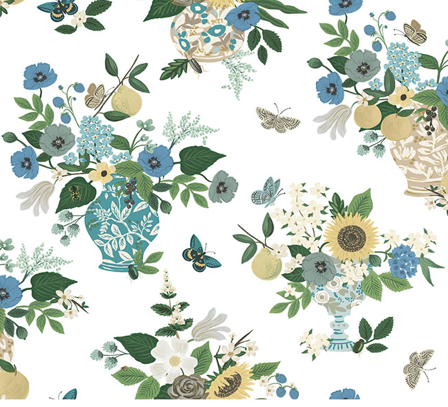 Flower Studies Wallpaper by Rifle Paper Co. (4 Colourways)