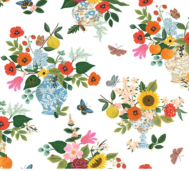 Flower Studies Wallpaper by Rifle Paper Co. (4 Colourways)