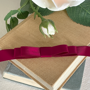 Dior Bow - Wine