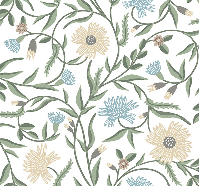 Aster Wallpaper by Rifle Paper Co. (6 Colourways)