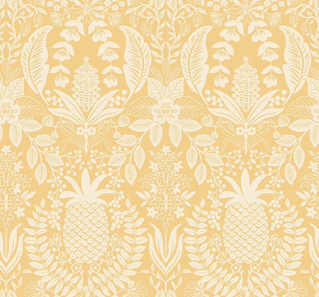 Pineapple Damask Wallpaper by Rifle Paper Co. (6 Colourways)