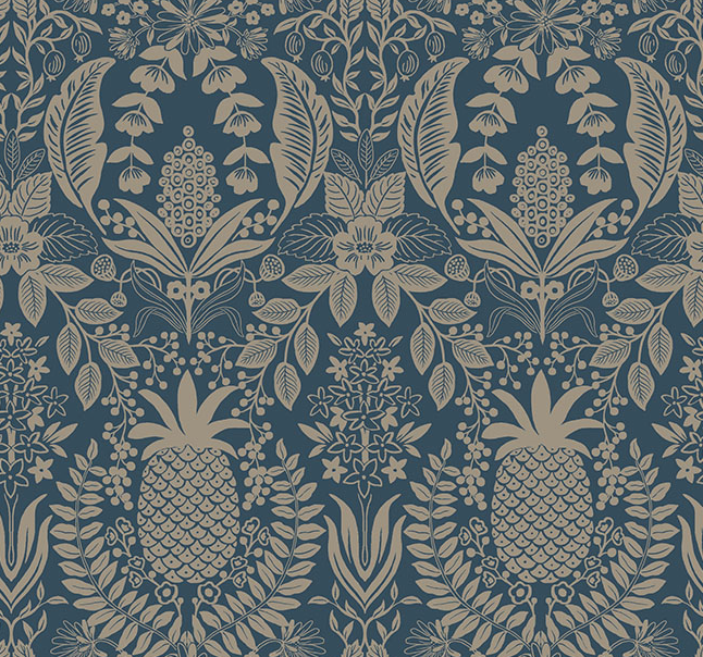 Pineapple Damask Wallpaper by Rifle Paper Co. (6 Colourways)