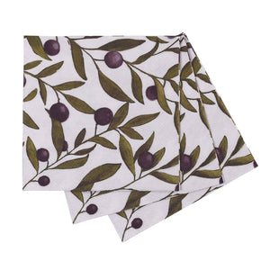 OLIVES Paper Napkins, Pack of 20