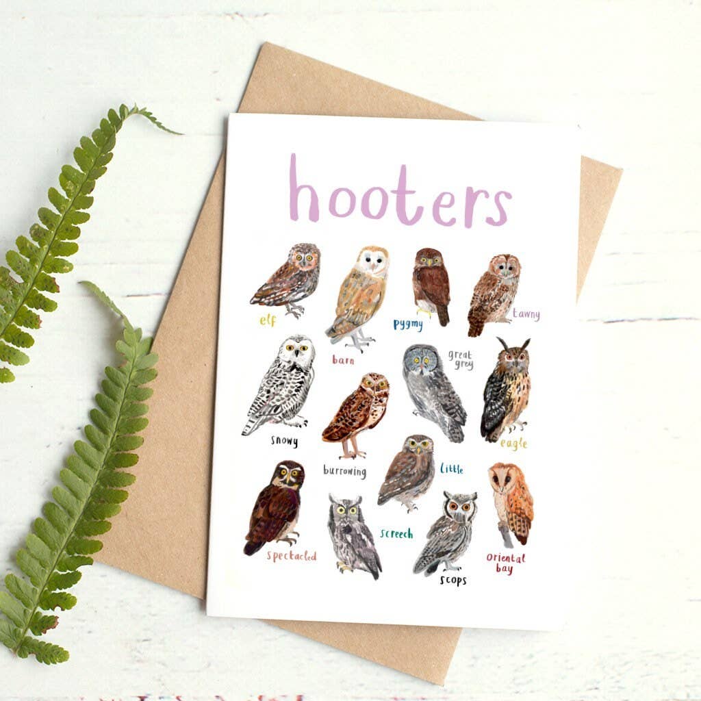 Hooters Blank Bird Card