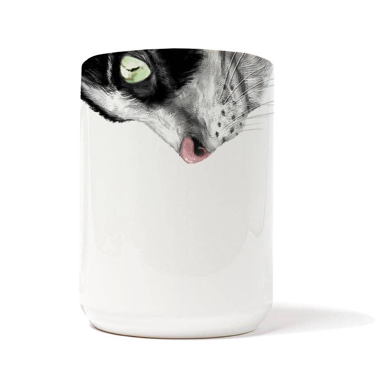 Cat Black - White Snout Mug