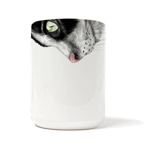 Cat Black - White Snout Mug