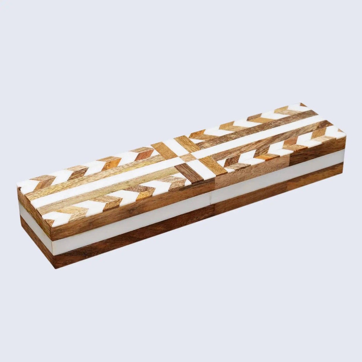 Patisserie Adorn White & Brown Decorative Box