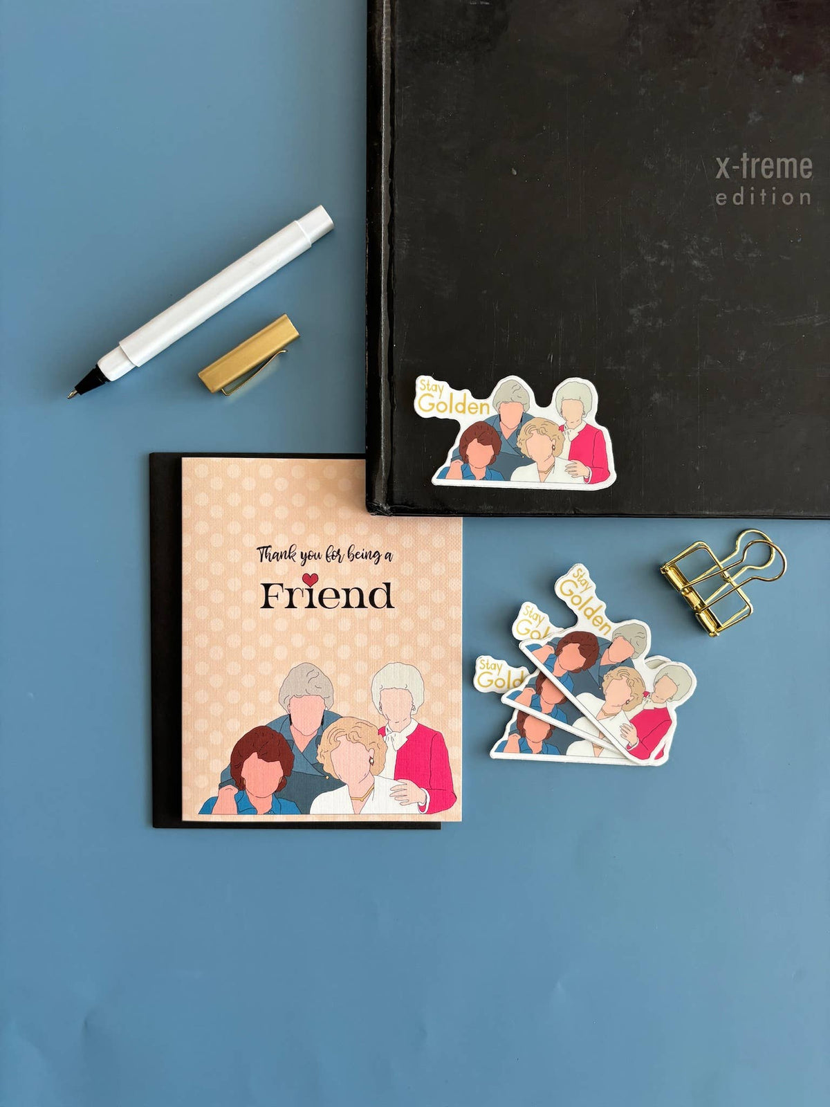 Thank You for being a Friend Pop Icon Card