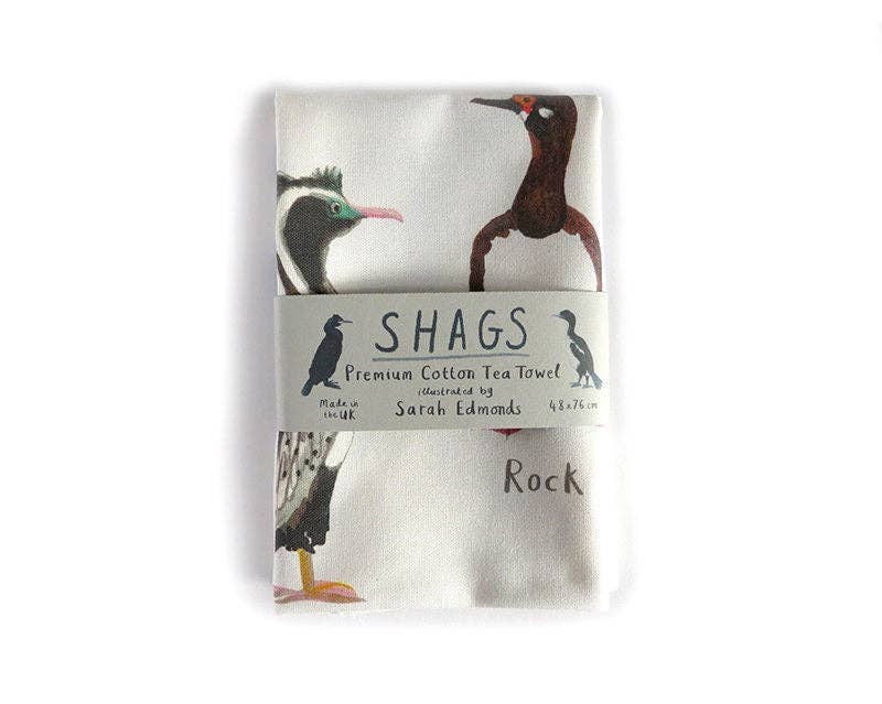 Shags Bird Cotton Tea Towel