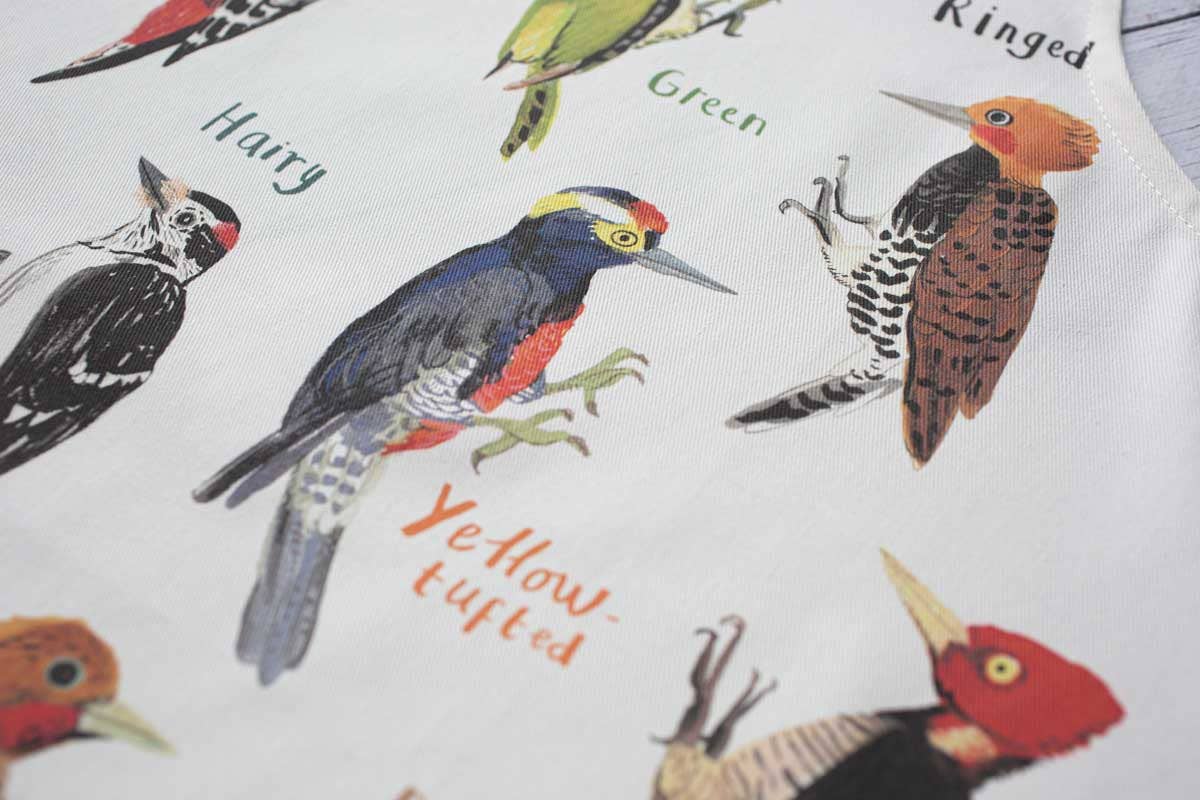 Peckers Bird Cotton Apron
