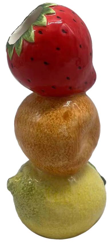 FruitTower Stacked Ceramic Vase Decor