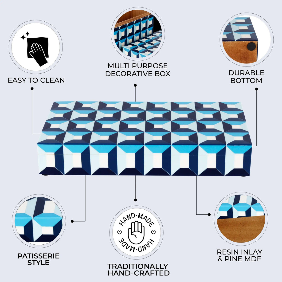 Patisserie Modern Decorative Box 8x5x2