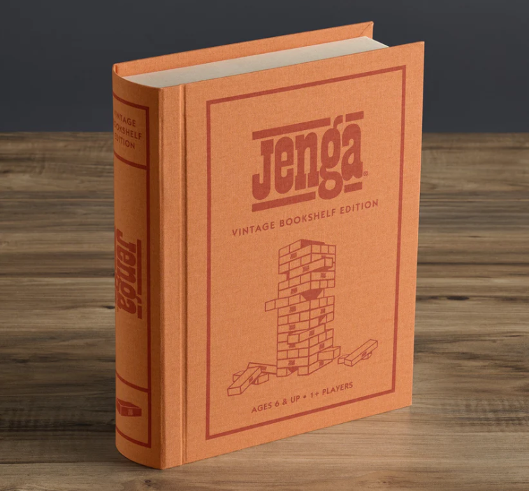Jenga Vintage Bookshelf Edition