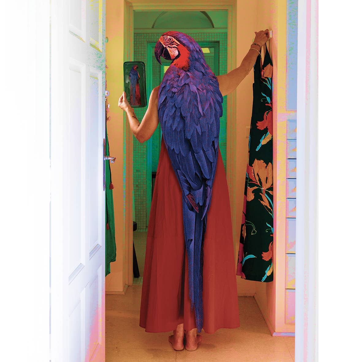 Isadora Rectangular Metal Tray