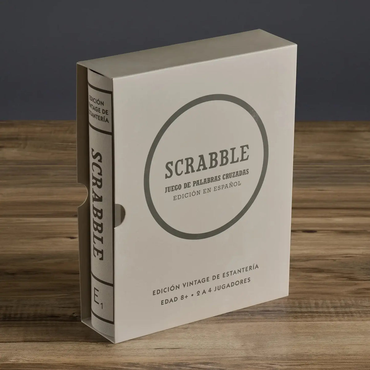 Scrabble Spanish Vintage Bookshelf Edition