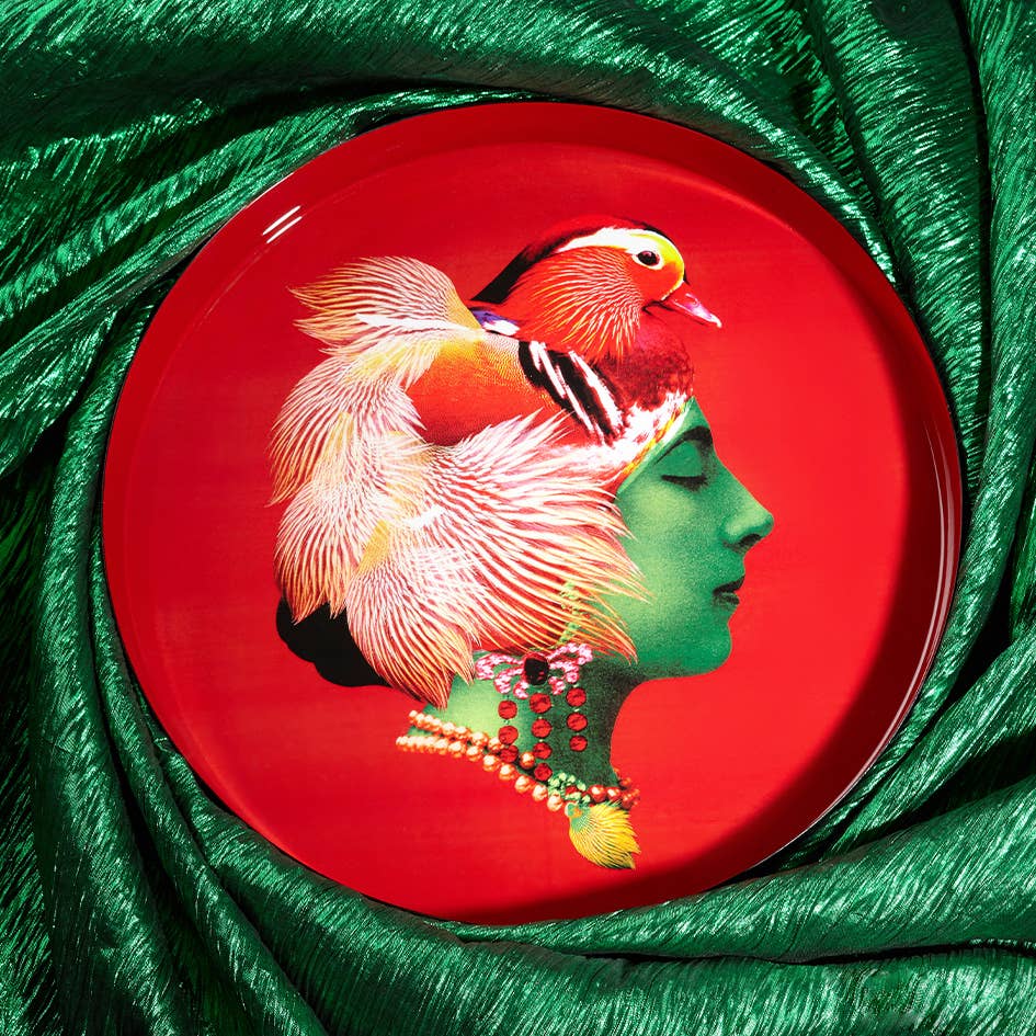 Round Canarbella platter