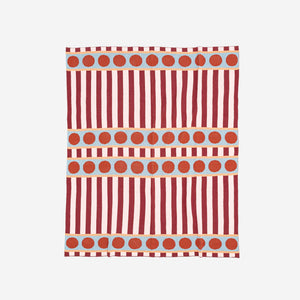 Stripe Dot Throw