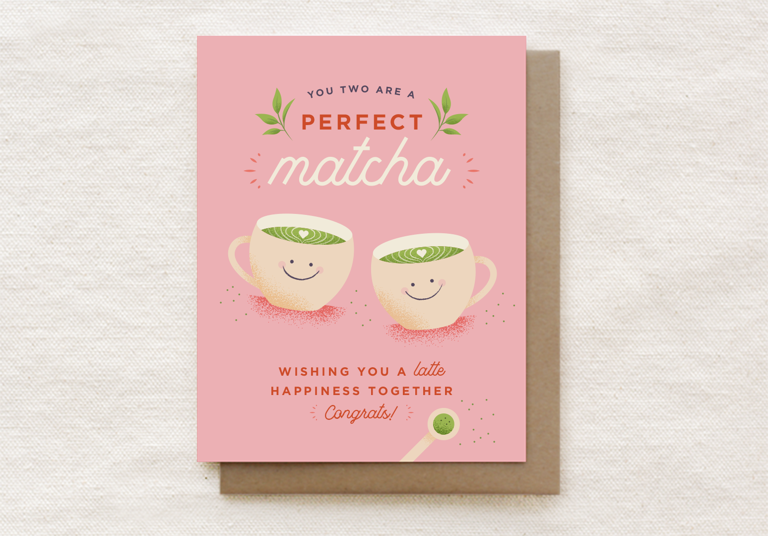 Perfect Matcha - Wedding Anniversary Congrats Card