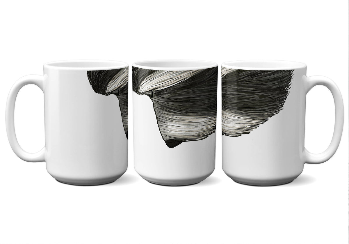 Bearded Collie Snout Mug