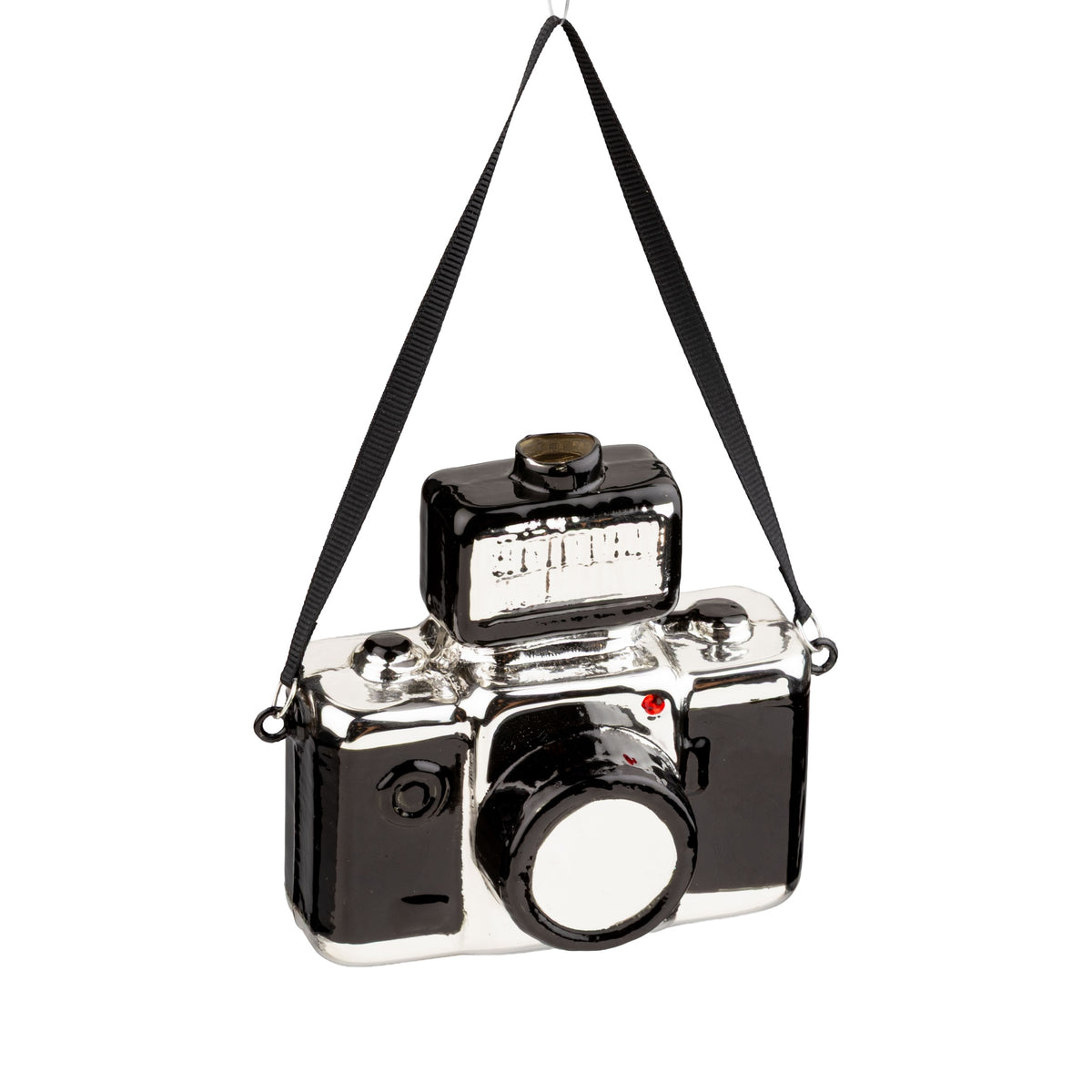 Vintage Camera - Glass Ornament