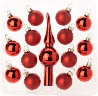 Pack of Ornaments and Tree Topper