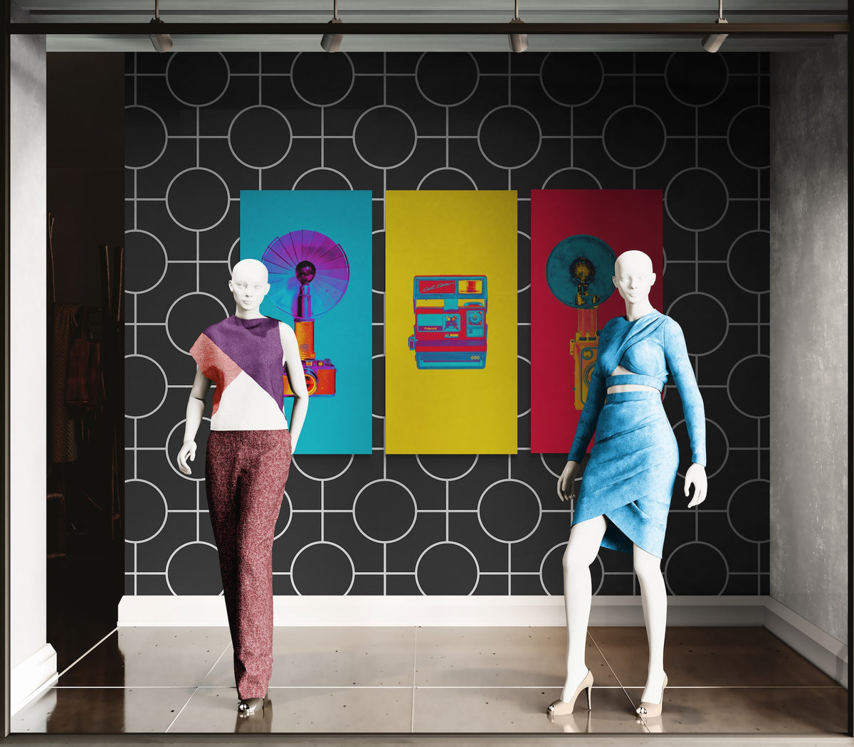 Polaroid Monkey Cam Art