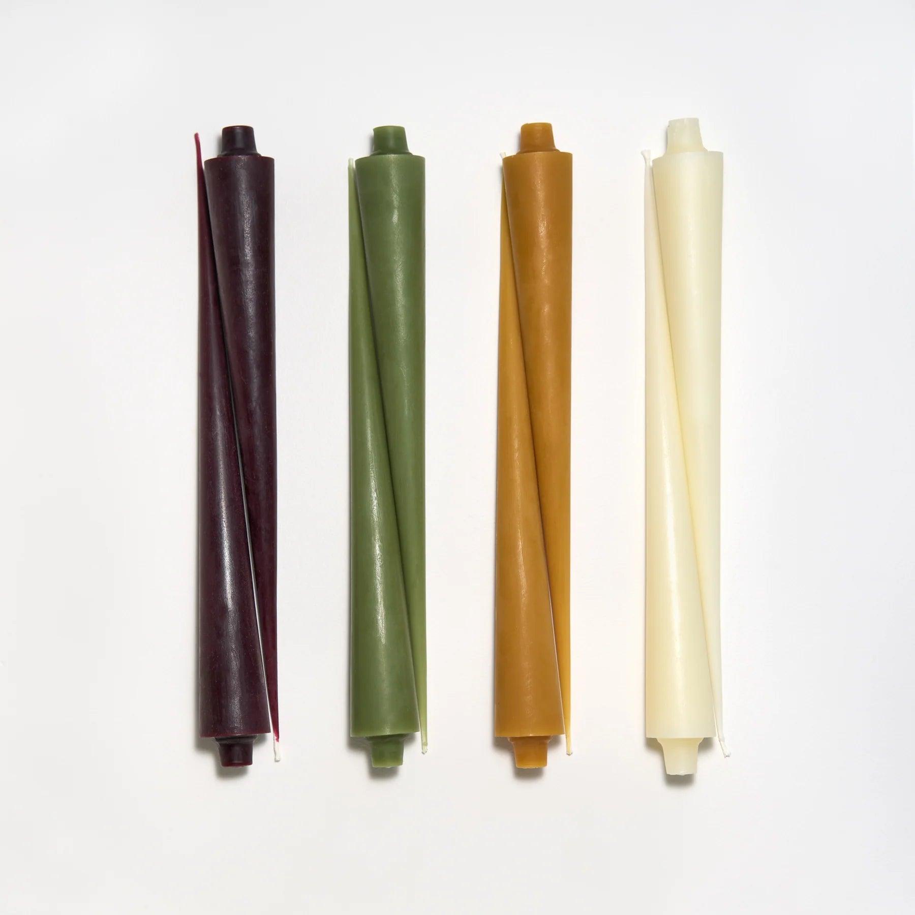 Cone Beeswax Flat-Bottom Candles