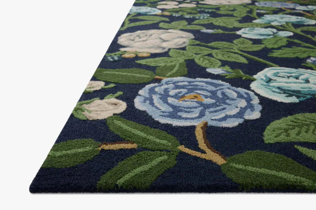 Highgrove Garden Rug (in Mint or Navy)