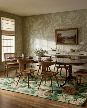 Highgrove Garden Rug (in Mint or Navy)